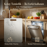 Mutfakly Saplı Paslanmaz Çelik Kesme Tahtası