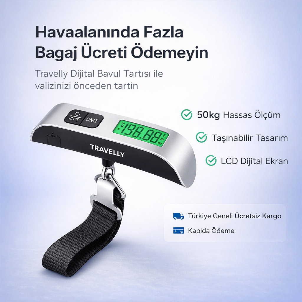 Travelly Dijital Bavul Tartısı